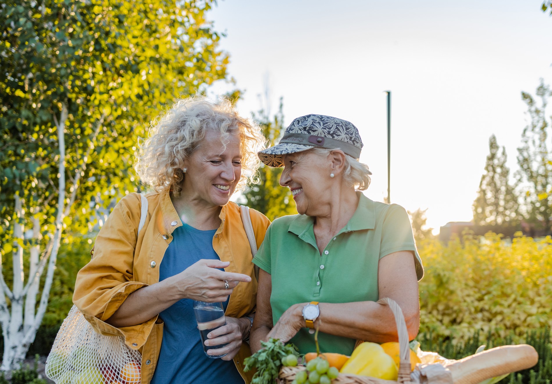 ladies at farmer's market